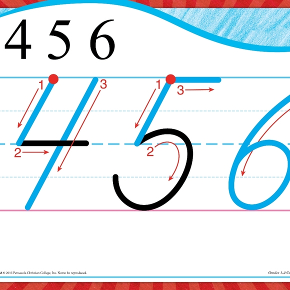 NEW Abeka Large Cursive Formation Flashcards, Grades 1-2 - Picture 6 of 7